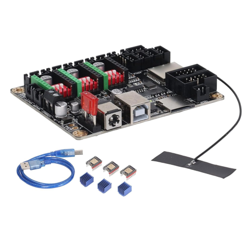 Placa base para grabador láser, módulo de control MKS DLC32 V2.1 de 32 bits, ESP32, WiFi, GRBL, placa base universal DIY