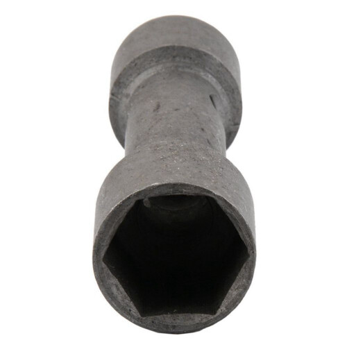 Double End Tool Socket Hexagonal Key Box Spark Plug Repair 19mm 21mm Gray 2