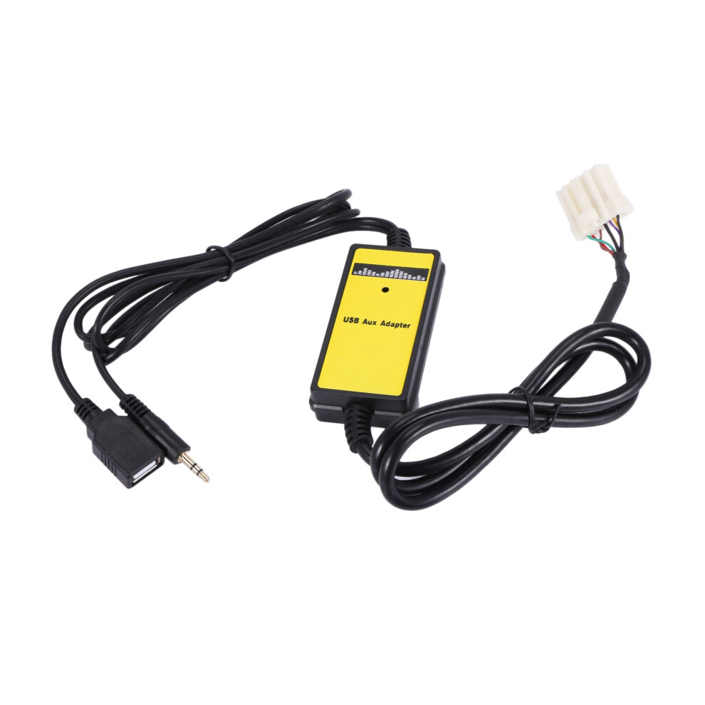 Usb Aux Mp3 Player Adapter Car Digital Music Cd Changer 3.5Mm For 2/3/5/6/Cx7/Mx5/Mpv/Miata/Tribute/Rx8 Interface 4854061097181