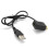 Conector macho a hembra + cable cargador USB 2.0, adaptador y extensor. 2