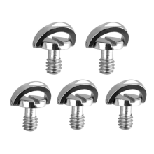5 Pack 1/4inch Quick Release Plate Mounting Screw D-ring D Shaft QR Adapter Mount for DSLR Camera Tripod Monopod Ballhead Stabilizer