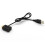 Conector macho a hembra + cable cargador USB 2.0, adaptador y extensor. 3