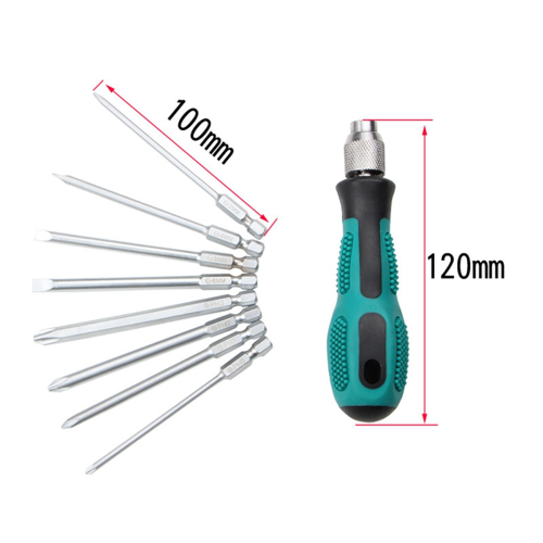 9-In-1 Screwdriver Set Maintenance Tools Eight-Bit Portable Carry-on Bag 2