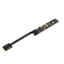 Karta dodatkowa NGFF M.2 Key AE, adapter męski na M, żeński z kablem M2 KEY NVME dla 2230 2242 2260 2280