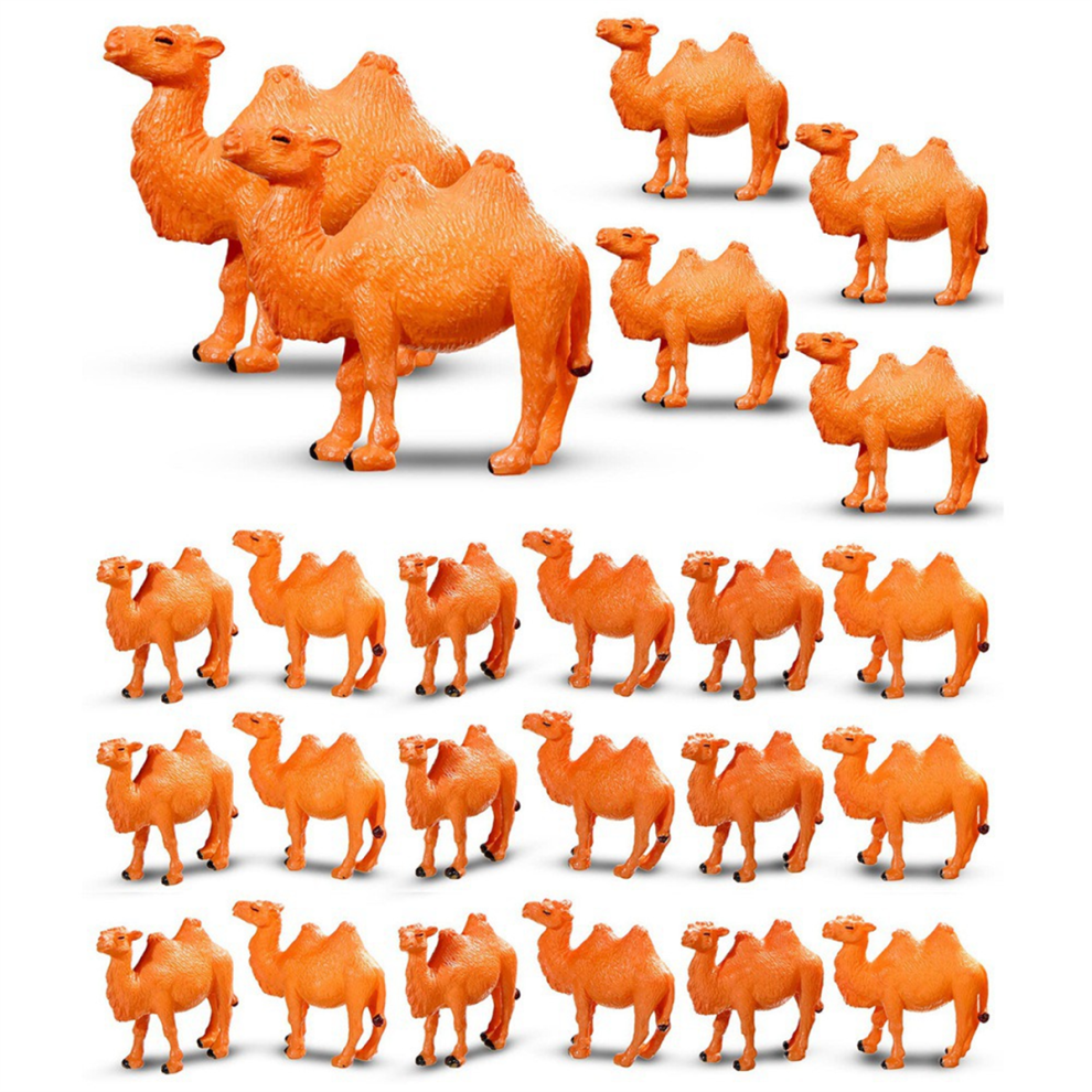 24Pcs Camel Figurines Miniature Toys Models Animal For Cake Toppers Home Desktop Ornaments Decor 4854061094951