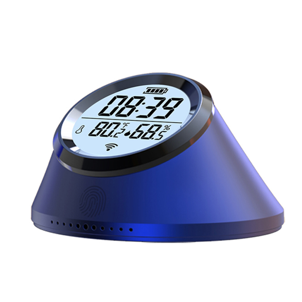 Tauoh Tuya Zigbee Smart Temperature Humidity Sensor Clock Indoor Thermometer With Lcd Display For Home Life-A