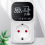 Digital Temperature Controller,Reptile Thermostat Timer Switch Plug with Sensor for Home, Greenhouse Aquaculture EU 3