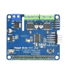 Placa de expansión de robot con motor paso a paso HAT V0.2+ para 3B/3B+