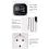 Digital Temperature Controller,Reptile Thermostat Timer Switch Plug with Sensor for Home, Greenhouse Aquaculture EU 7