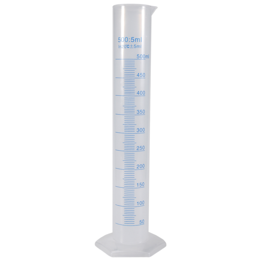 500 Ml Plastic Transparent Graduated Tube. 4854061001973