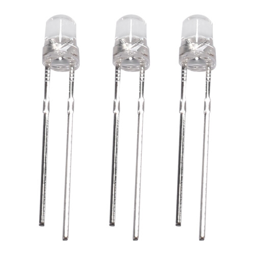 3mm White LED Light 100pcs Emitting Diode