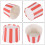 50X Cupcake Paper Cake Case Baking Cups Liner Muffin Kitchen Red 7