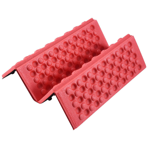 Cuscino per sedia pieghevole in schiuma impermeabile personalizzato, rosso + nero