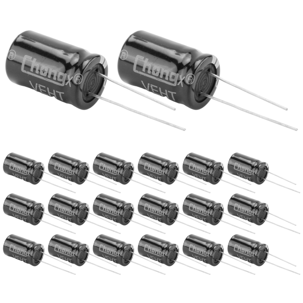 20 Pcs 13X21mm 2200Uf 25V Radial Aluminum Electrolytic Capacitors 4854061002628