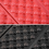 Cuscino per sedia pieghevole in schiuma impermeabile personalizzato, rosso + nero 7