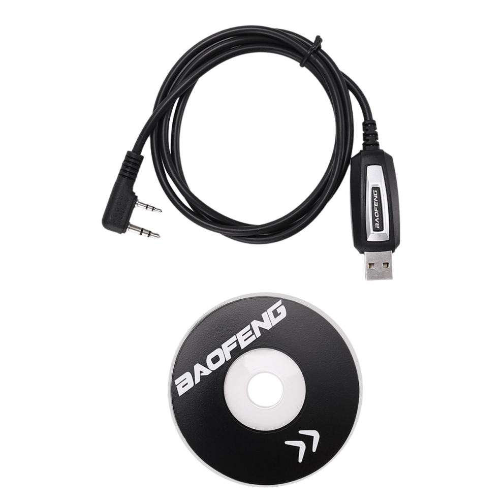 Usb Programming Cable + Driver Cd For Two Way Radio Uv-5R -888S -F8 4854061001775
