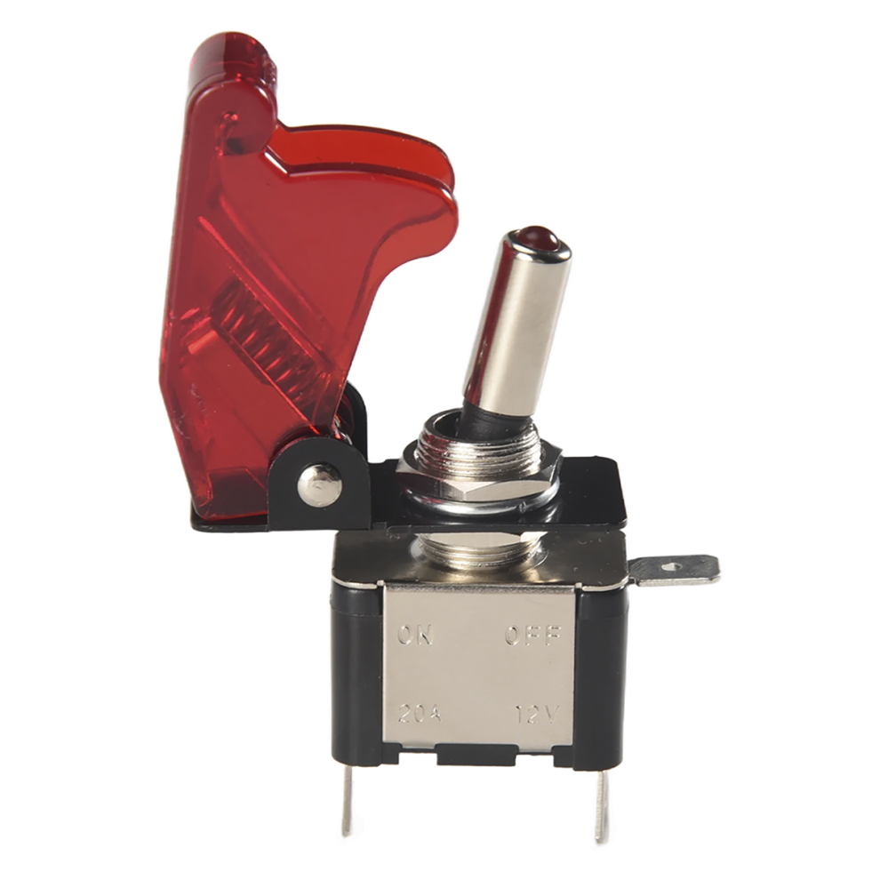 12V 20A Car Truck Cover LED Light SPST Toggle Rocker Switch Control On/Off 2Pins-image-OPC-PJZBRS5-NEW