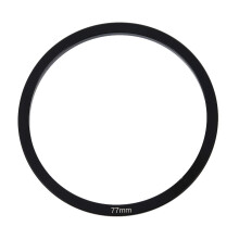 Pierścień adaptera metalowego 77 mm do obiektywu z serii P, czarny, do uchwytu filtra