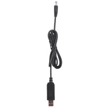 Cavo di alimentazione con connettore maschio convertitore USB DC 5V a 12V 2,1 mm x 5,5 mm, da USB a -1 m (5 V 12 V)