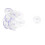 PVC Plastic Suction Cup Hook 40mm 12 Pcs Clear Blue 2