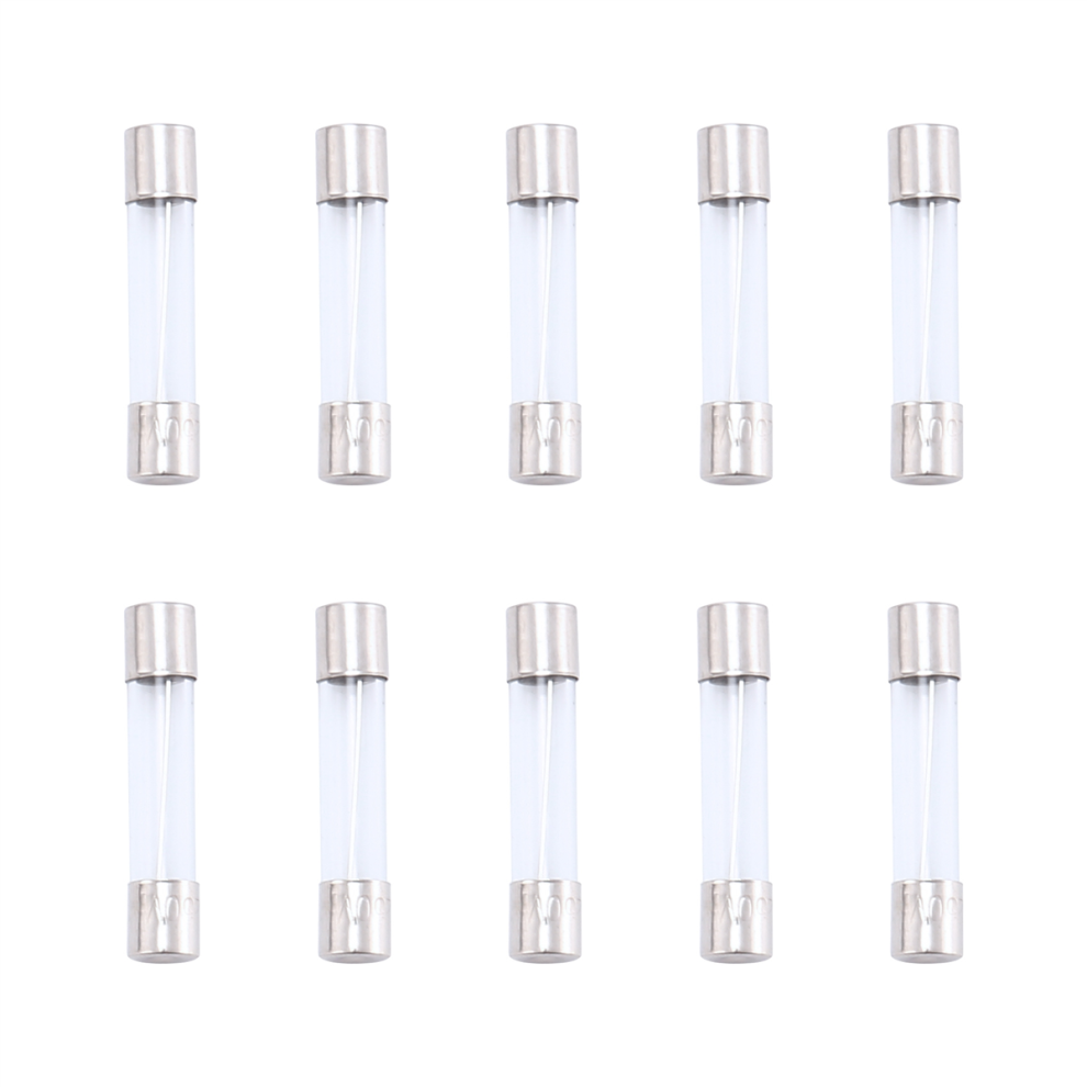 10 Pcs Fast Blow Type Glass Tube Fuses 6X30mm 250V 10A 4854061003823