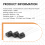 10 Pcs Reception Distance 15M Infrared VS838 IR Receiver Modules Black 9