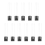 10 Pcs Reception Distance 15M Infrared VS838 IR Receiver Modules Black 3
