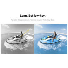 For 360X4 3meters Carbon Fiber Selfie Stick Sports Camera Telescopic Portable Recording Extension Gold