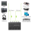 Mini 4 Channel Passive Mixer Compact Musical Instrument CD Player Computer Stereo Hub 3