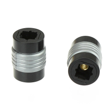Speaker DVD Player Digital Audio Optical Cables Adapter Portable CD Fiber Optic Female Extender Extension Coupler 2Pcs