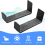 1Pair Hot Surfboard SUP Mount Rack,Kayak Boat Wall Rack Black 5