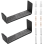 1Pair Hot Surfboard SUP Mount Rack,Kayak Boat Wall Rack Black 4