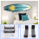 1Pair Hot Surfboard SUP Mount Rack,Kayak Boat Wall Rack Black 8