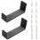 1Pair Hot Surfboard SUP Mount Rack,Kayak Boat Wall Rack Black 3