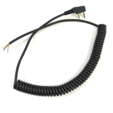 Kabel mikrofonowy Walkie Talkie zamienny K-Plug Akcesoria mikrofonowe DIY Uniwersalne