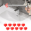 10pcs Flat Fan Nozzle Foam Sprayer Spraying 6
