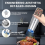 Rechargeable Electric Salt and Pepper Grinder, Adjustable Grinder Silver 3