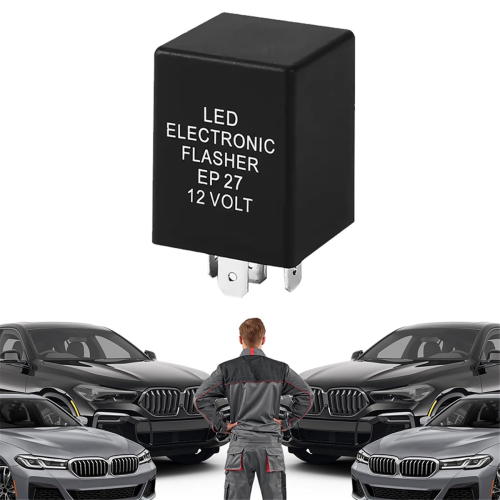 EP27 LED-Blinkrelais, 5-poliges Relais für Blinker, elektronischer Blinker, Warnblinker 2