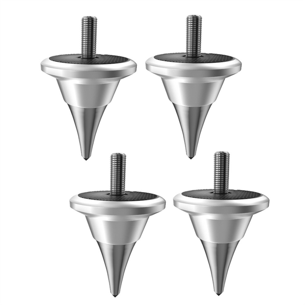 Speaker Isolation Spike Feet Stand Damper Cone For Hifi Audio Turntable Recorder Amp M6 Silver 4854061023494