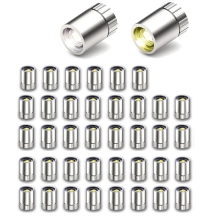 40 Stück Miniatur-LED-Leuchten, kleine Lichter zum Basteln, Miniatur-Batteriebetrieb, Dekorationszubehör für drinnen und draußen