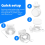 Uchwyt ścienny routera do systemu WiFi 7 Deco BE23/BE25/BE3600/BE5000 11