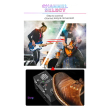 ABY Switch Guitar Pedal - Mini selektor, metalowa obudowa, kompaktowa konstrukcja antypoślizgowa zapewniająca wydajną transmisję sygnału