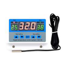 Digitale temperatuurregelaar 220V Max 5000W Thermostaat 30A -19 tot 99 Schakelaar XH-W3103