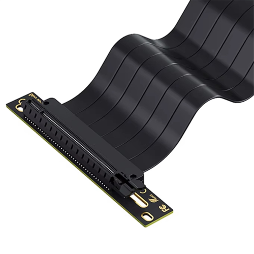 L-Z3 GPU Vertical Mounting Bracket Kit, PCIe 4.0 X16 Riser Cable 200mm, Graphics Card Steering Black 2