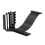 L-Z3 GPU Vertical Mounting Bracket Kit, PCIe 4.0 X16 Riser Cable 200mm, Graphics Card Steering Black 2