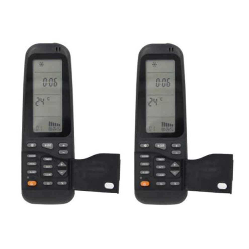 2Pcs 25-In-1 Universal Air Conditioner Remote Control For Airwell, Emailair, - Model Rc Ykr-M/001E Tauoh