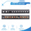 7 Band Car Equalizer Audio EQ Tuning Crossover Amplifier Parametric Preamplifier +-12dB 5