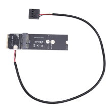 Adaptador convertidor de puerto SSD NGFF M.2 A+E a NVMe PCI-E para tarjeta inalámbrica AX200 AX210 8265 7260AC WiFi BT