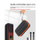 Custodia portatile per microfono PartyBox - Organizer da viaggio rigido antigraffio per wireless e accessori B 5