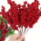 Artificial Ornamental Berries DIY Holiday Ornaments Simulation Berry String Home Decorative 3